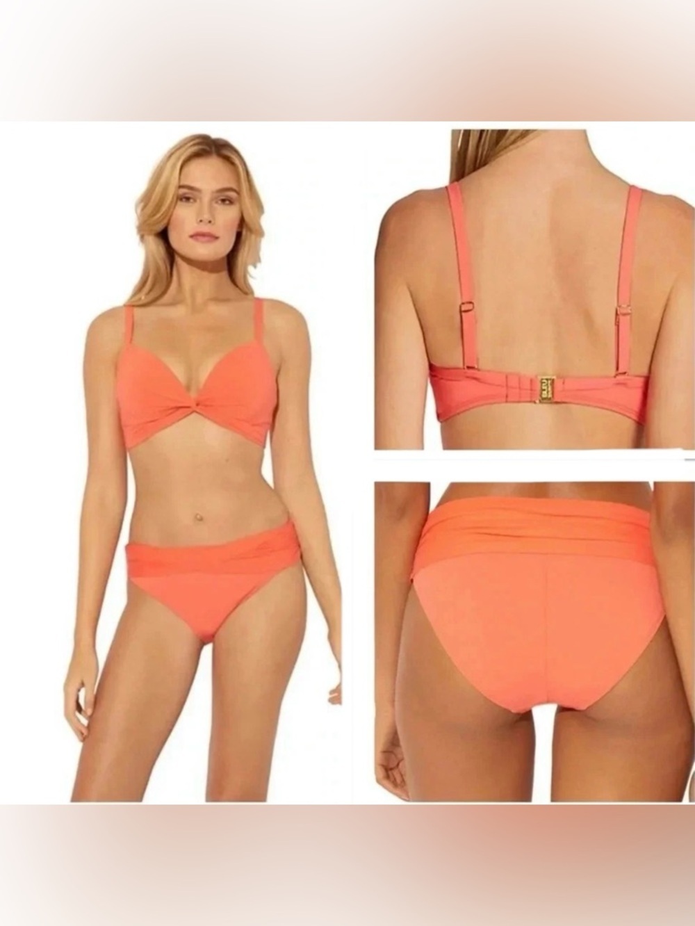 Bleu Rod Beattie Living Coral Two Piece Swimsuit